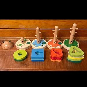 Montessori Shape Sorter and Stacker